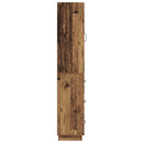 vidaXL Szekrény szett 2 pcs Antik Fa 33 x 34,5 x 87 cm Szerelt Fa