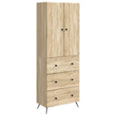 vidaXL Szekrény szett 2 pcs Sonoma Tölgy 66 x 34,5 x 90 cm Szerelt Fa