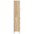 vidaXL Szekrény szett 2 pcs Sonoma Tölgy 66 x 34,5 x 90 cm Szerelt Fa