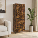 vidaXL Szekrény szett 2 pcs Füstös Tölgy 66 x 34,5 x 90 cm Szerelt Fa