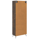 vidaXL Szekrény szett 2 pcs Füstös Tölgy 66 x 34,5 x 90 cm Szerelt Fa