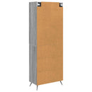 vidaXL Szekrény szett 2 pcs Szürke Sonoma 66 x 34,5 x 90 cm Szerelt Fa