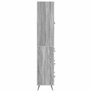 vidaXL Szekrény szett 2 pcs Szürke Sonoma 66 x 34,5 x 90 cm Szerelt Fa