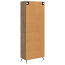 vidaXL Szekrény szett 2 pcs Kézműves Tölgy 66 x 34,5 x 90 cm