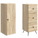 vidaXL Szekrény szett 2 pcs Sonoma Tölgy 34,5 x 34,5 x 90 cm