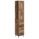 vidaXL Szekrény szett 2 pcs Antik Fa 34,5 x 34,5 x 90 cm Szerelt Fa