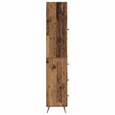 vidaXL Szekrény szett 2 pcs Antik Fa 34,5 x 34,5 x 90 cm Szerelt Fa