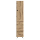 vidaXL Szekrény szett 2 pcs Kézműves Tölgy 34,5 x 34,5 x 90 cm