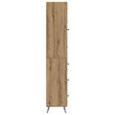 vidaXL Szekrény szett 2 pcs Kézműves Tölgy 34,5 x 34,5 x 90 cm