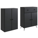 vidaXL 2 pcs Fekete