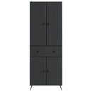 vidaXL 2 pcs Fekete