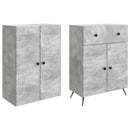 vidaXL 2 pcs Betonszürke