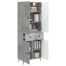 vidaXL 2 pcs Betonszürke