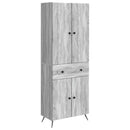 vidaXL 2 pcs Szürke Sonoma
