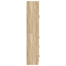 vidaXL Szekrény szett 2 pcs Sonoma Tölgy 66 x 34,5 x 87 cm Szerelt Fa
