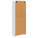 vidaXL Szekrény szett 2 pcs Magasfényű Fehér 66 x 34,5 x 87 cm