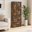 vidaXL Szekrény szett 2 db 66 x 34,5 x 87 cm Szerelt Fa Füstös Tölgy
