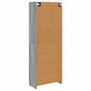 vidaXL Szekrény szett 2 pcs Szürke Sonoma 66 x 34,5 x 87 cm Szerelt Fa