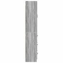 vidaXL Szekrény szett 2 pcs Szürke Sonoma 66 x 34,5 x 87 cm Szerelt Fa