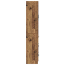 vidaXL Szekrény szett 2 pcs Antik Fa 66 x 34,5 x 87 cm Szerelt Fa