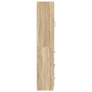 vidaXL Szekrény szett 2 pcs Sonoma Tölgy 33 x 34,5 x 87 cm Szerelt Fa