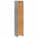 vidaXL Szekrény szett 2 pcs Betonszürke 33 x 34,5 x 87 cm Szerelt Fa