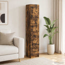 vidaXL Szekrény szett 2 db 33 x 34,5 x 87 cm Szerelt Fa Füstös Tölgy
