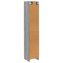 vidaXL Szekrény szett 2 pcs Szürke Sonoma 33 x 34,5 x 87 cm Szerelt Fa