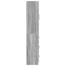 vidaXL Szekrény szett 2 pcs Szürke Sonoma 33 x 34,5 x 87 cm Szerelt Fa