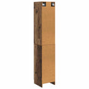 vidaXL Szekrény szett 2 pcs Antik Fa 33 x 34,5 x 87 cm Szerelt Fa