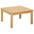 vidaXL Dohányzóasztal Világos akác 60 x 60 x 36 cm Tömör Akácfa