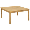 vidaXL Dohányzóasztal Világos akác 85 x 85 x 45 cm Tömör Akácfa