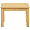 vidaXL Dohányzóasztal Világos akác 50 x 35 x 36 cm Tömör Akácfa