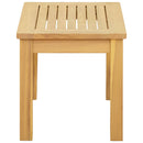 vidaXL Dohányzóasztal Világos akác 50 x 35 x 36 cm Tömör Akácfa