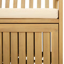 vidaXL Tárolópad párnával tárolóval ajtóval 170 x 63 x 84 cm
