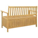 vidaXL Tárolópad tárolóval ajtóval 120 x 63 x 84 cm Tömör Akácia