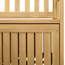 vidaXL Tárolópad tárolóval ajtóval 148 x 63 x 84 cm Tömör Akácia