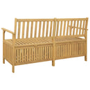 vidaXL Tárolópad tárolóval ajtóval 148 x 63 x 84 cm Tömör Akácia