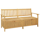 vidaXL Tárolópad tárolóval ajtóval 170 x 63 x 84 cm Tömör Akácia