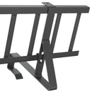 vidaXL Tető havazásvédő Antracit 300 x 29,5 x 34,5 cm Acél