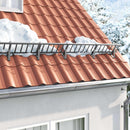 vidaXL Tető havazásvédő Antracit 300 x 29,5 x 34,5 cm Acél