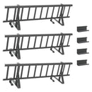 vidaXL Tető havazásvédő Antracit 300 x 29,5 x 34,5 cm Acél