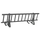 vidaXL Tető havazásvédő Antracit 300 x 29,5 x 34,5 cm Acél
