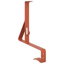 vidaXL Havazár támogató Piros 29,5 x 3 x 34,5 cm Acél