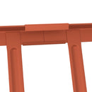 vidaXL Tető havazásvédő Piros 300 x 29,5 x 34,5 cm Acél