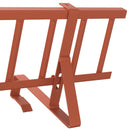 vidaXL Tető havazásvédő Piros 800 x 29,5 x 34,5 cm Acél
