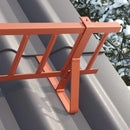 vidaXL Tető havazásvédő Piros 800 x 29,5 x 34,5 cm Acél