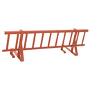 vidaXL Tető havazásvédő Piros 800 x 29,5 x 34,5 cm Acél