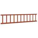 vidaXL Tető havazásvédő Piros 600 x 2,5 x 20 cm Acél