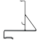 vidaXL Havazár támogató Fekete 29,5 x 3 x 34,5 cm Acél